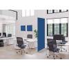 Textile Room Divider Deco 100-200 Double Hexagon Rust ECO print material - 22