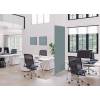 Textile Room Divider Deco 100-200 Double Hexagon Green - 23