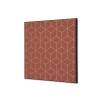Textile Wall Decoration SET 40 x 40 Hexagon Blue-Brown - 5