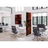 Textile Room Divider Deco 85-200 Double Botanical Red/Rust Leaves - 17