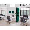 Textile Wall Decoration SET A2 Botanical Leaves Green - 16