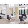 Textile Room Divider Deco 85-200 Double Abstract Japanese Cherry Blossom Black - 24
