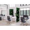 Textile Room Divider Deco 85-200 Cactus Red ECO print material - 17