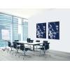 Textile Wall Decoration SET 40 x 40 Japanese Blossom Black - 26