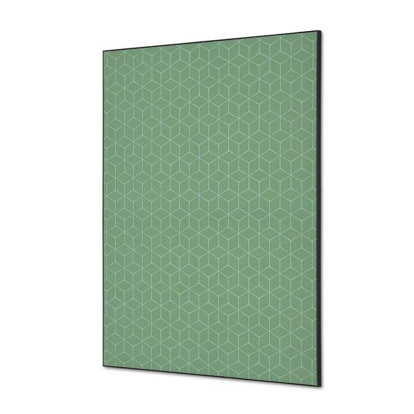 Textile Wall Decoration SET A1 Hexagon Green