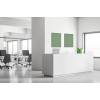 Textile Wall Decoration SET 40 x 40 Hexagon Green - 41
