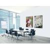 Textile Wall Decoration SET 40 x 40 White Flower Spirea - 7