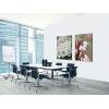 Textile Wall Decoration SET 40 x 40 White Flower Spirea - 9