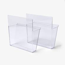 Separate plastic pockets for brochure stand 2pcs
