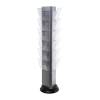 Trys Rotating - Brochure Stand, grey - with 18 A4 Pockets - 2