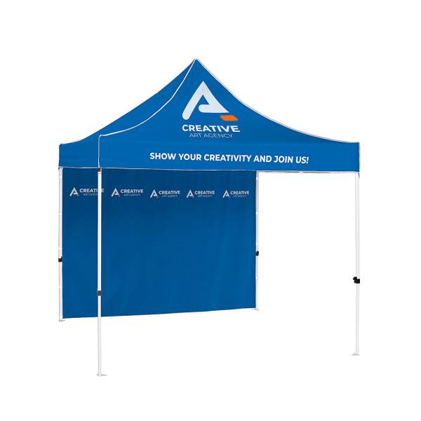 Tent 4,5x3 mtr Half wall Full color double sided 300D
