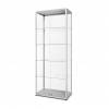 Glass Showcase 800x400x2000mm with Front opening double doors - 2