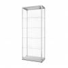 Glass Showcase 800x400x2000mm with Front opening double doors - 0