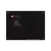 Glass whiteboard 90x60 Black - 1