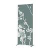 Textile Room Divider Deco 100-200 Double Abstract Japanese Cherry Blossom Beige ECO print material - 0