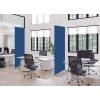 Textile Room Divider Deco 85-200 Double Hexagon Blue ECO print material - 16