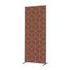 Textile Room Divider Deco 100-200 Double Hexagon Green ECO print material - 5