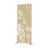 Textile Room Divider Deco 85-200 Double Abstract Japanese Cherry Blossom Beige - 1