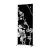 Textile Room Divider Deco 85-200 Double Abstract Japanese Cherry Blossom Black - 2