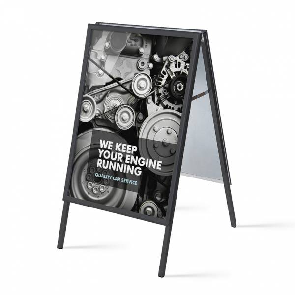 70x100 Black A Board  (32 mm)