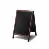 Large A-Frame Chalkboard Premium (Light Brown) - 1