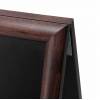 Large A-Frame Chalkboard Premium (Light Brown) - 6