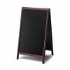 Large A-Frame Chalkboard Premium (Dark Brown) - 0