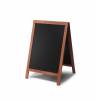 A-Frame Chalkboard Premium (Light Brown) - 6