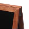 Large A-Frame Chalkboard Premium (Dark Brown) - 9