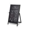 Wooden A-board Flip 68 x 140 cm Black - 1