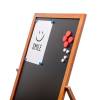 Wooden A-board Flip 55 x 105 cm Black - 25