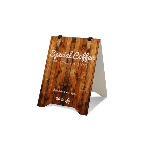 A-board ZPGA2 - 420x594mm Grab & Grip, BOND 3mm,  white