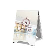 A-board mirror surface