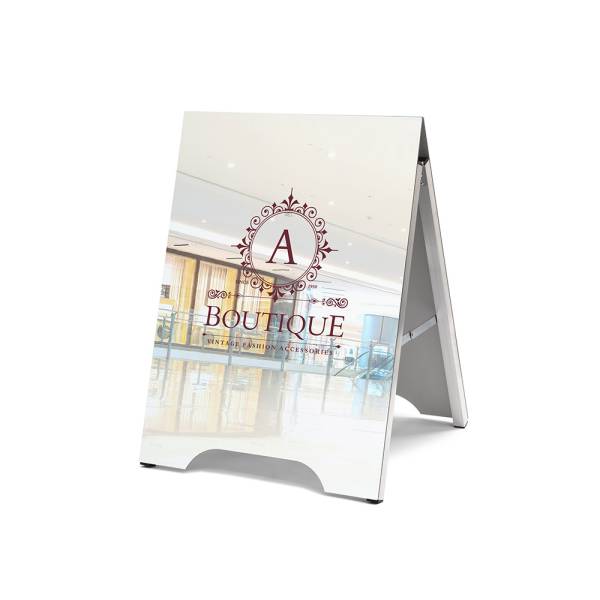 A-board mirror surface