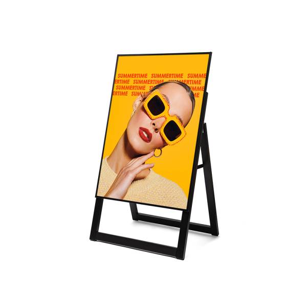 A-Board LED Slide In, DIN A1, RAL9005JS