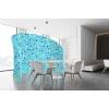 Textile Room Divider Moon Dots Colour Blue - 8