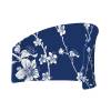 Textile Room Divider Moon Abstract Japanese Cherry Blossom Blue - 3