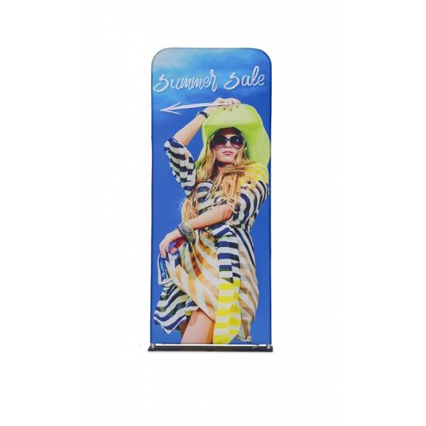 Zipper-Wall Banner 80x200cm Graphic Double Sided