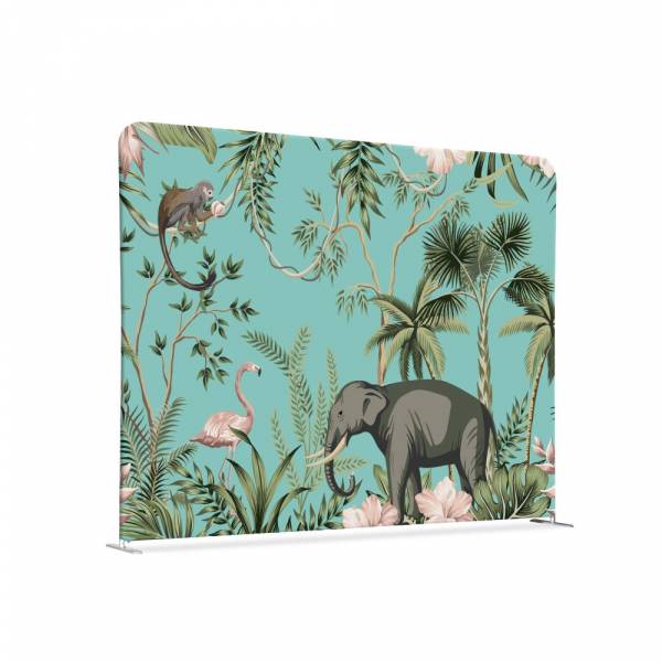 Textile Room Divider 200-150 Double Kids Corner Tropical Animal