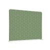 Textile Room Divider 150-150 Double Hexagon Green - 0