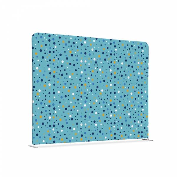 Textile Room Divider 200-150 Double Dots Colour Blue