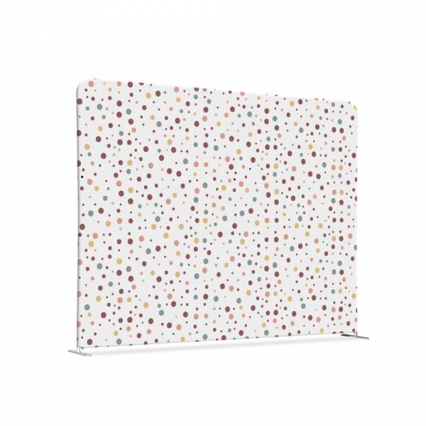 Textile Room Divider 200-150 Double Dots Colour Earth