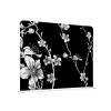 Textile Room Divider 150-150 Double Abstract Japanese Cherry Blossom Black - 1