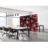 Textile Room Divider 150-150 Cactus Red - 17