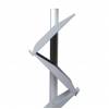 Zig Zag 6x A4 Brochure stand - Silver - 1